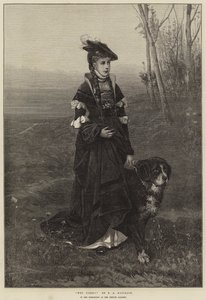 Who Comes by Frederich August Kaulbach